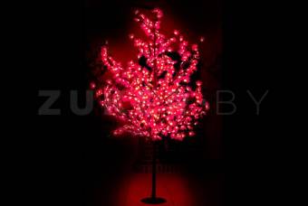 Cветодиодное дерево Клен, цвет красный, ствол коричневый, 2,0х1,8 м, 768 светодиодов
