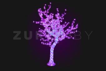 Светодиодное акриловое дерево Баухиния пурпурное (лиловое/фиолетовое), 2,2 м