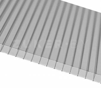 Поликарбонат стандартный, серый, 6 мм, плотность 0.75, 6000x2100