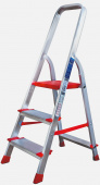 Стремянка алюминиевая индустриальная нагрузка 225 кг NV 500 (3 ступ.)