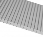 Поликарбонат стандартный, серый, 8 мм, плотность 1.00, 6000x2100