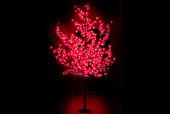 Cветодиодное дерево Клен, цвет красный, ствол коричневый, 2,0х1,8 м, 768 светодиодов