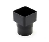 Переходник на трубу 130х68 мм Elegance, фактура чугун