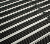 Решетка придверная с алюминиевой несущей конструкцией, войлочное наполнение, 60х40 см