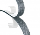 Самоклеящаяся лента-застежка HPX грибок/грибок в рулонах, 25 мм х 25 м, цвет черный