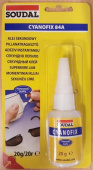 Клей монтажный цианоакрилатный "Soudal" 84А Cyanofix секундный бесцветный 20 г
