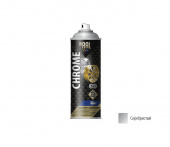 Лак декоративный акриловый INRAL CHROME METAL EFFECT+ 400мл, серебряный