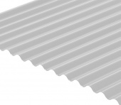 Профилированный поликарбонат Sinus 76/16, серый, 2000x1050х0.8 мм