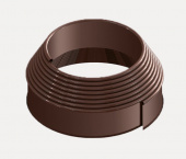 Бордюрная лента Кантри, цвет коричневый, 10000х96 мм