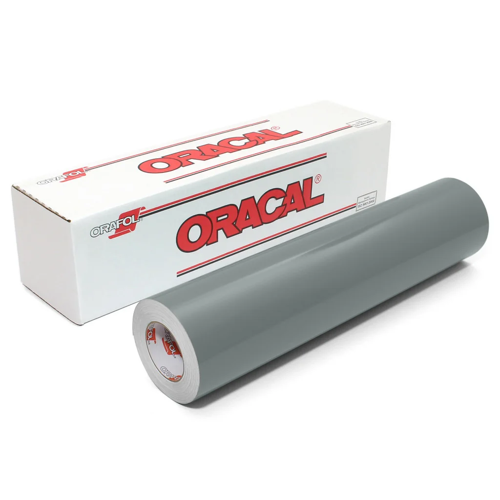 Пленка самоклеящаяся ORACAL 641 071G, глянцевая, серая, 1,26 м