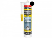Герметик кровельный битумный "Soudal" КРОВЕЛЬНЫЕ ПОКРЫТИЯ черный 280 мл