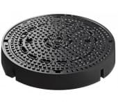 Люк чугунный Multitop Vollguss с вентиляцией , высота рамы 125мм, диаметр 600 мм