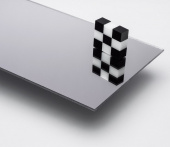 Зеркальное оргстекло Plexiglas 0025 XT, серебристый, 2050x3050x3 мм