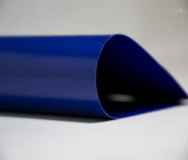 Тентовая ткань лакированная Ручайка, цвет синий RAL 5002, ширина 2,5 м, 630 г/м2