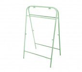 Уличный штендер прямоугольный, зеленый RAL6029