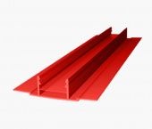 Профиль соединительный (база) для толщины 6-10 мм, красный
