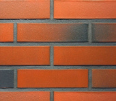 Кирпич облицовочный кирпич Terca Red flame редуцированный гладкий, 250х85х65 мм