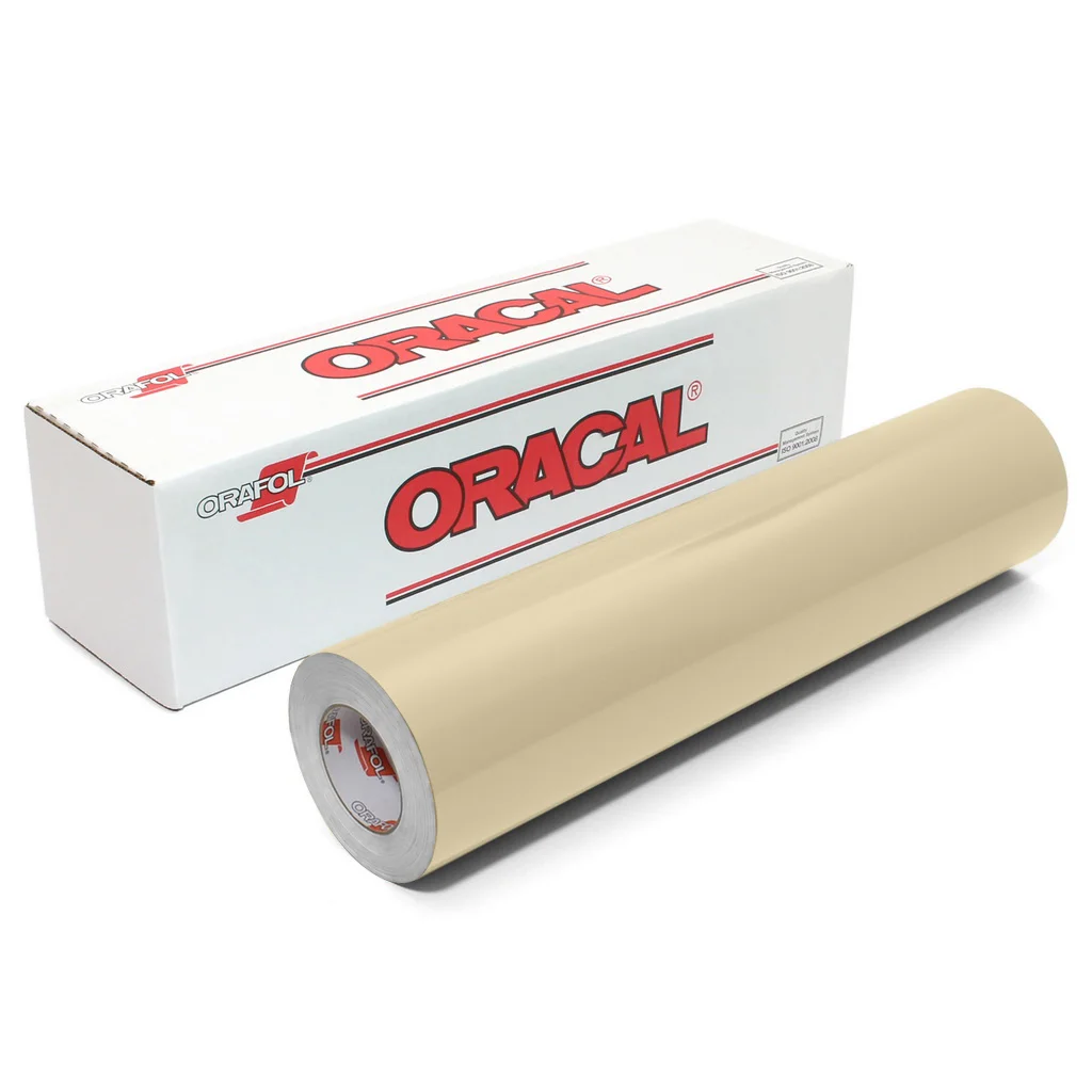 Пленка самоклеящаяся ORACAL 641 082G, глянцевая, бежевая, 1,26 м
