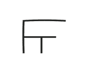 Профиль угловой для поликарбоната 4-6 мм, прозрачный