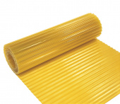 Профилированный полиэстер в рулонах, 76/18, ширина 2м, желтый