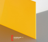 Оргстекло Plexiglas XT 1N270 GT, 2050х3050х3 мм, жёлтое