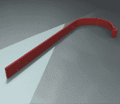 Кронштейн желоба PREMIUM RAIKO 125 мм, коричневый