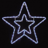 Световой 2D мотив "Звезда", 75х71 см