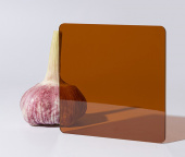 Монолитный поликарбонат, 5 мм, бронзовый (коричневый), 1500х1000 мм