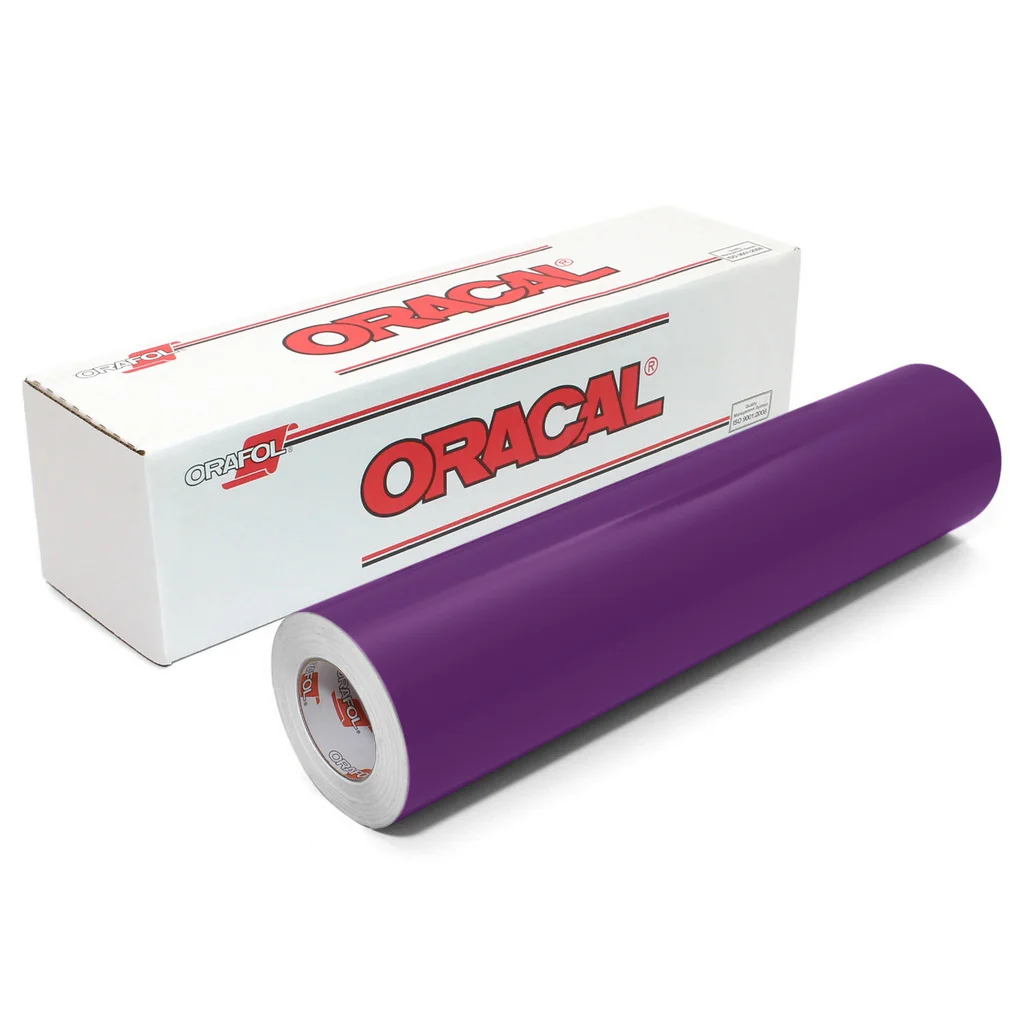 Пленка самоклеящаяся ORACAL 641 040G, глянцевая, фиолетовая, 1,26 м