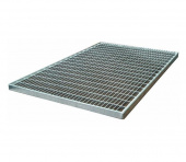 Решетка грязезащитная стальная Gidrolica Step Pro, 100х100 см