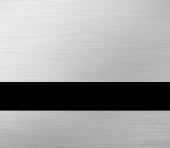 ABS-пластик для гравировки, серебро царапанное/на черном, 1200х600х1.5мм