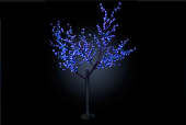 Светодиодное дерево Сакура 2,4 м, диаметр кроны 2,0 м, цвет синий