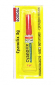 Клей монтажный цианоакрилатный "Soudal" 84А Cyanofix секундный бесцветный 3 г