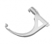 Кронштейн желоба ПВХ белый Crescent