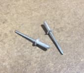 Заклепка вытяжная для крепления петли, 4,0х12, алюминий/сталь