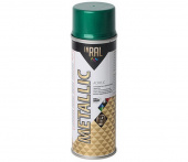 Лак на акриловой основе INRAL METALLIC SPRAY 400мл, зеленый
