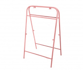 Уличный штендер прямоугольный, красный RAL3020