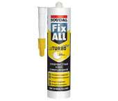 Клей-герметик гибридный "Soudal" Fix All Turbo белый 290 мл