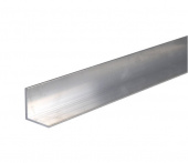 Уголок алюминиевый равносторонний 20х20х1,5 мм, длина 6 м