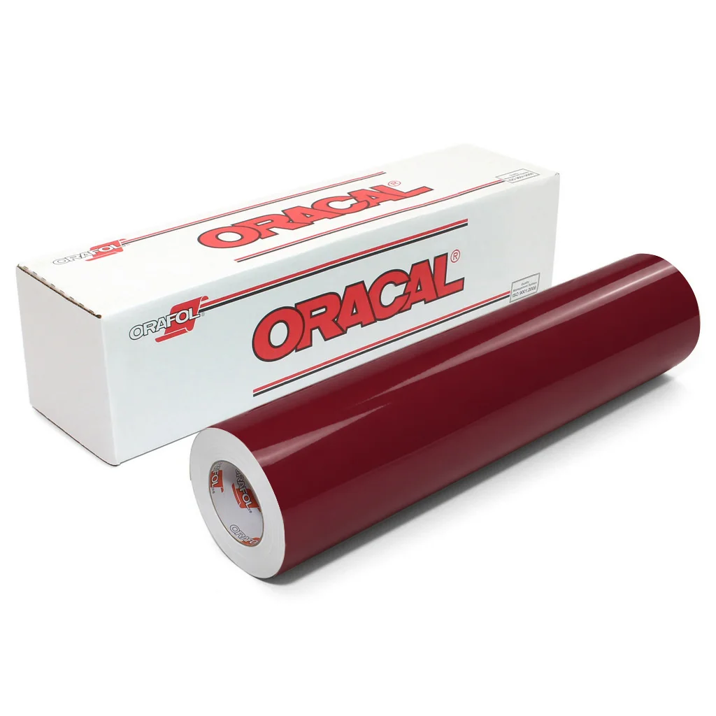 Пленка самоклеящаяся ORACAL 641 312G, глянцевая, бургунд, 1,26 м