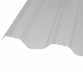 Профилированный поликарбонат Greca 76/16, серый, 2000x1050х0.8 мм
