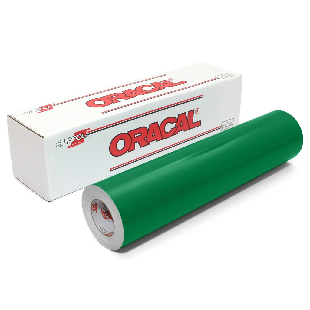 Пленка самоклеящаяся ORACAL 641 068G, глянцевая, травянисто-зеленый, 1,26 м
