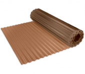 Волнистый полиэстер в рулонах Elyplast, 76/18, ширина 2.5м, бронзовый