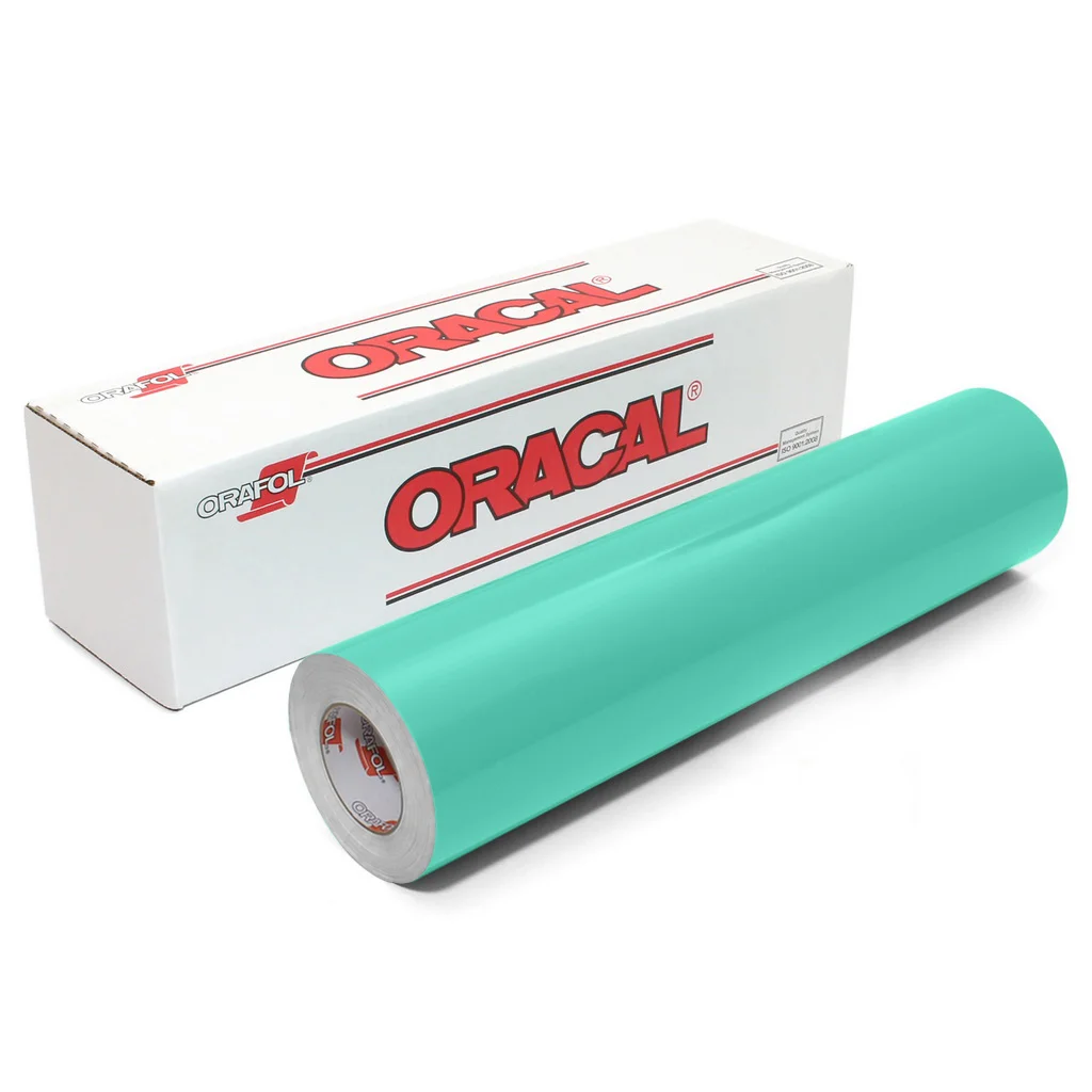 Пленка самоклеящаяся ORACAL 641 055G, глянцевая, мятная, 1,26 м