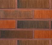 Клинкерный облицовочный кирпич Terca Red flame редуцированный шероховатый, 250х85х65 мм