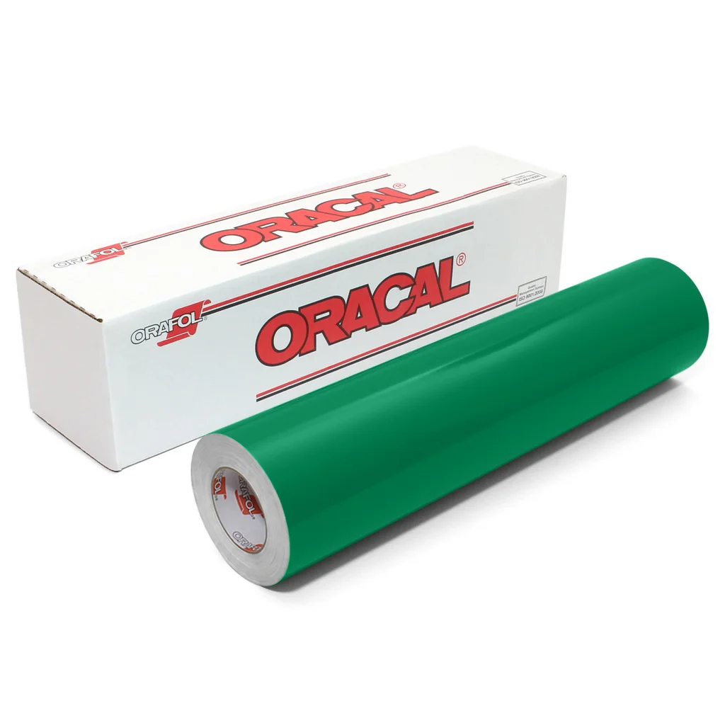 Пленка самоклеящаяся ORACAL 641 061G, глянцевая, зеленая, 1,26 м