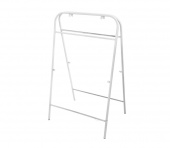 Уличный штендер прямоугольный, белый RAL9003