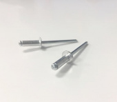 Заклепка вытяжная для крепления петли, 4,0х10, алюминий/сталь