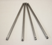 Сваи для теплицы, 4 шт, труба 15x15x0.7 мм, L 0.8м