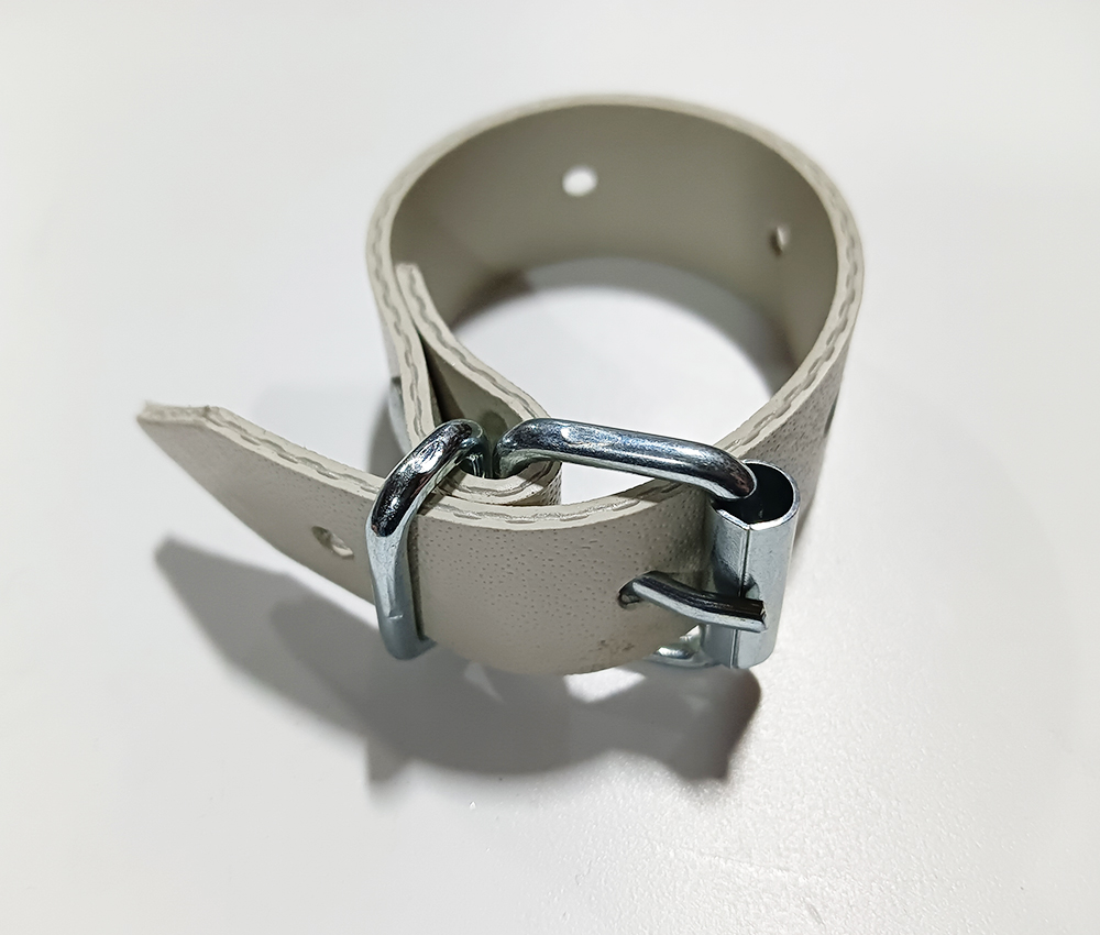 Ремень ПВХ с пряжкой серый Verton 500мм (арт.52.50)